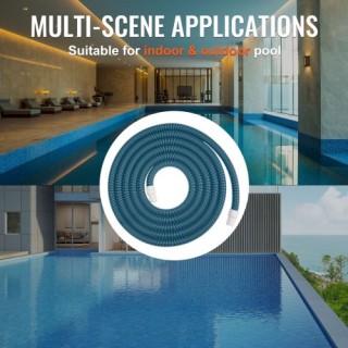 VEVOR Σωλήνας Καθαρισμού Πισίνας 1-1/2 x 30 YCR230FTPEPOEL825V0 VEVOR Σωλήνας Καθαρισμού Πισίνας 1-1/2 x 30 YCR230FTPEPOEL825V0