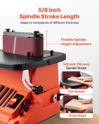 VEVOR Πολυλειτουργικός Οριζόντιος Λειαντήρας 2000RPM με Επιφάνεια Δ... VEVOR Πολυλειτουργικός Οριζόντιος Λειαντήρας 2000RPM με Επιφάνεια Δ...