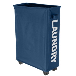 BAKAJI Πτυσσόμενο Καλάθι Απλύτων Υφασμάτινο με Ρόδες 39 x 20 x 56 ... BAKAJI Πτυσσόμενο Καλάθι Απλύτων Υφασμάτινο με Ρόδες 39 x 20 x 56 ...