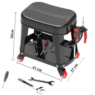 STAKMANN Σκαμπό Εργαστηρίου με Ρόδες Καρέκλα Μηχανικού Δίσκος Εργα... STAKMANN Σκαμπό Εργαστηρίου με Ρόδες Καρέκλα Μηχανικού Δίσκος Εργα...