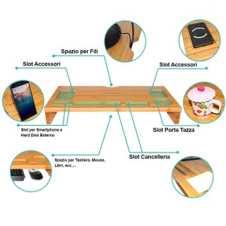 BAKAJI Κινητό Ράφι Ανύψωσης Οθόνης Υπολογιστή Τηλεόρασης Φορητού Υ... BAKAJI Κινητό Ράφι Ανύψωσης Οθόνης Υπολογιστή Τηλεόρασης Φορητού Υ...