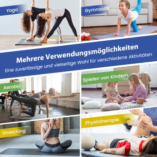 Costway Πτυσσόμενο Στρώμα Γυμναστικής 300 x 117 x 5 cm με Χερούλια ...