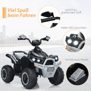 Costway Ηλεκτρικό Παιδικό Quad 12V με Μουσική, Κόρνα και LED Φώτα -... Costway Ηλεκτρικό Παιδικό Quad 12V με Μουσική, Κόρνα και LED Φώτα -...