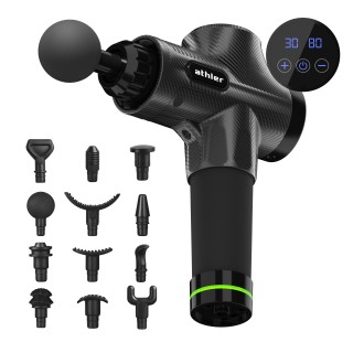 Athler Πιστόλι Μασάζ για Πλάτη, Πόδια και Σώμα - Σετ 12 Εξαρτημάτων... Athler Πιστόλι Μασάζ για Πλάτη, Πόδια και Σώμα - Σετ 12 Εξαρτημάτων...