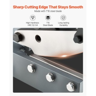 VEVOR Χειροκίνητος Κοπτήρας Μετάλλων 155 mm με Βαρέως Τύπου Βάση γι...