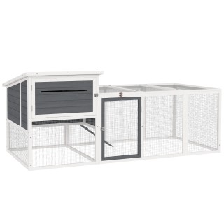 PawHut Κοτέτσι για Κότες με Σπιτάκι, Φωλιά για Επώαση και Εξωτερικ... PawHut Κοτέτσι για Κότες με Σπιτάκι, Φωλιά για Επώαση και Εξωτερικ...