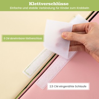 Costway Σετ Αφρώδους Υλικού 4 Τεμαχίων για Παιδιά με Ορθογώνιο, Τσο...