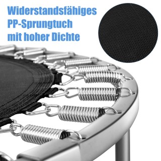 Costway  Μίνι Τραμπολίνο Φίτνες, Πτυσσόμενο, Γκρι, Μέγιστο Βάρος 15...