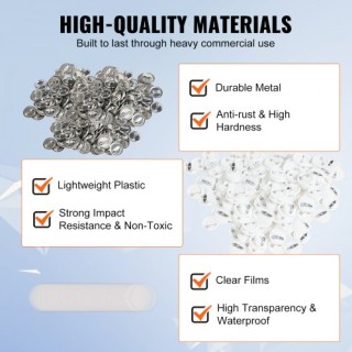 Σετ 500 Κουμπιών 25mm για Μηχανή Κατασκευής Κουμπιών VEVOR XZGSLH2... Σετ 500 Κουμπιών 25mm για Μηχανή Κατασκευής Κουμπιών VEVOR XZGSLH2...