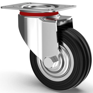 BAKAJI Σετ 4 Περιστρεφόμενοι Τροχοί για Βαριά Φορτία Περιστρεφόμεν... BAKAJI Σετ 4 Περιστρεφόμενοι Τροχοί για Βαριά Φορτία Περιστρεφόμεν...