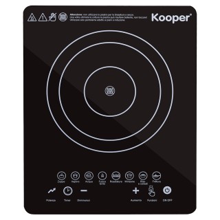 Kooper Μαύρη Επαγωγική Εστία με Οθόνη Αφής, 8 Αυτόματα Προγράμματα,...