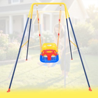 BAKAJI Παιδική Κούνια 3 σε 1 για Εσωτερικούς και Εξωτερικούς Χώρους...