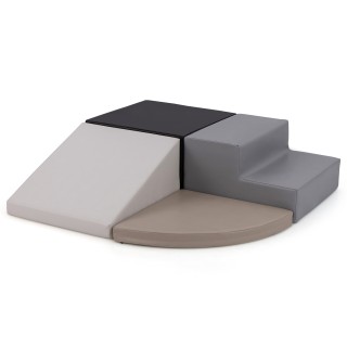 Costway 4 Τεμάχια Αφρώδη Τουβλάκια για Αναρρίχηση και Παιχνίδι Μεγά...