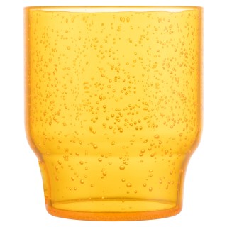 Villa DEste  Σετ 6τμχ 325 ml με πορτοκαλί φυσαλίδες από πλαστικό MS...