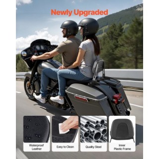 VEVOR Πλάτη Στήριξης Μοτοσυκλέτας με Σχάρα Αποσκευών για Honda Rebe... VEVOR Πλάτη Στήριξης Μοτοσυκλέτας με Σχάρα Αποσκευών για Honda Rebe...