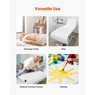 VEVOR Ιατρικό Χαρτί Εξέτασης 21 x 225ft Λείο Ρολό Κάλυψης μιας Χρήσ... VEVOR Ιατρικό Χαρτί Εξέτασης 21 x 225ft Λείο Ρολό Κάλυψης μιας Χρήσ...