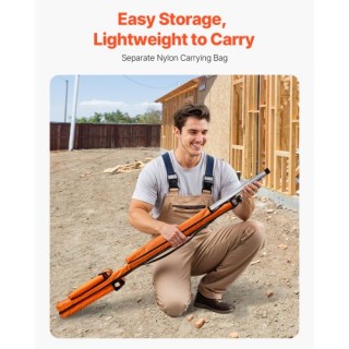 VEVOR Σετ 4 Μαγνητικών Αλφαδιών 48/24/16/10 Ίντσες με Φυσαλίδα JXSP...