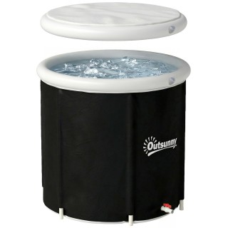 Outsunny Λουτρό Πάγου 280L για Αθλητές με Κάλυμμα και Αντλία, Ø78x7... Outsunny Λουτρό Πάγου 280L για Αθλητές με Κάλυμμα και Αντλία, Ø78x7...