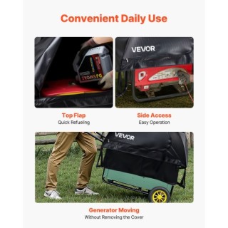 VEVOR Αδιάβροχη Κάλυψη Γεννήτριας 36x26x26in για 70-108in Μαύρη FDJ... VEVOR Αδιάβροχη Κάλυψη Γεννήτριας 36x26x26in για 70-108in Μαύρη FDJ...