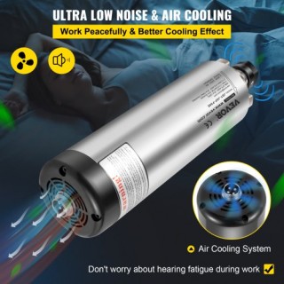 VEVOR 2.2KW Αερόψυκτο Μοτέρ CNC ER20 για Χάραξη/Φρεζάρισμα 2.2KW22... VEVOR 2.2KW Αερόψυκτο Μοτέρ CNC ER20 για Χάραξη/Φρεζάρισμα 2.2KW22...