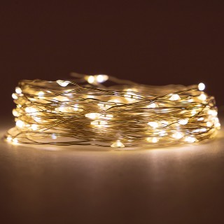 Galileo Σειρά 50 ΜικροLED με Μπαταρία Θερμού Λευκού Χρώματος για Εσ...