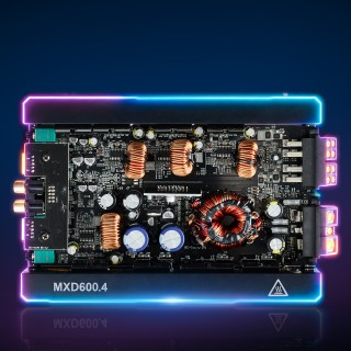 VEVOR Τετρακάναλος Γέφυρος Ενισχυτής Αυτοκινήτου - Πολυκάναλος Ενισ...