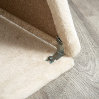 PawHut Δέντρο Γάτας με Κρεβάτι, 60x30x76 εκ, Καφέ Ανοιχτό D30-481