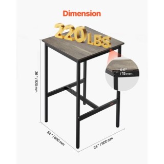 VEVOR Τραπέζι Μπαρ 24 για Κουζίνα και Τραπεζαρία JXBTZJXBTZW2QO1PV0... VEVOR Τραπέζι Μπαρ 24 για Κουζίνα και Τραπεζαρία JXBTZJXBTZW2QO1PV0...