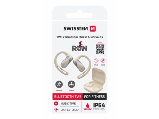 SWISSTEN Ακουστικά Bluetooth για Τρέξιμο Open Ear, Μπεζ 8595217494398 SWISSTEN Ακουστικά Bluetooth για Τρέξιμο Open Ear, Μπεζ 8595217494398