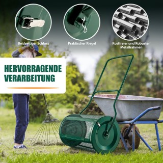 Costway Πολυλειτουργικός Διανομέας Κήπου 60,5 εκ. για Ομοιόμορφη Λ... Costway Πολυλειτουργικός Διανομέας Κήπου 60,5 εκ. για Ομοιόμορφη Λ...