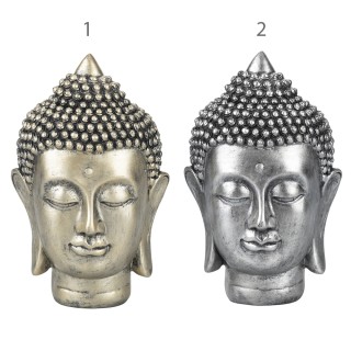 Galileo Διακοσμητική κεφαλή Βούδα από πολυρεζίνη 10,5x10,3x16,5 cm ...