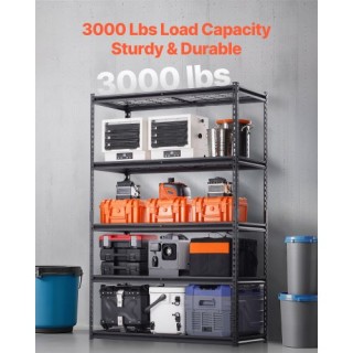 VEVOR Ράφια Αποθήκευσης 5 Επιπέδων Ρυθμιζόμενη Βαρέως Τύπου Μονάδα ... VEVOR Ράφια Αποθήκευσης 5 Επιπέδων Ρυθμιζόμενη Βαρέως Τύπου Μονάδα ...