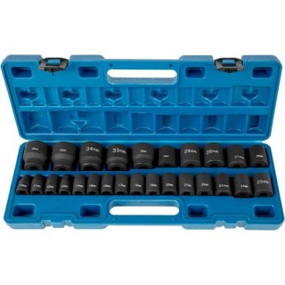 Σετ Καρυδάκια VEVOR 1/2 26 Τεμαχίων, 6-Γωνιακά, CR-MO, 10-36mm, με ...