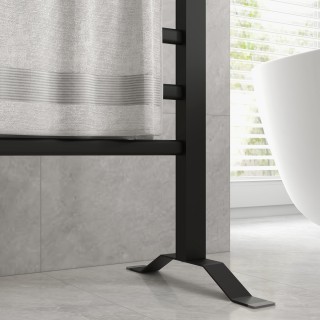 HOMCOM  Ηλεκτρική Πετσετοκρεμάστρα Δαπέδου ή Τοίχου 150W με 8 Ράβδο...