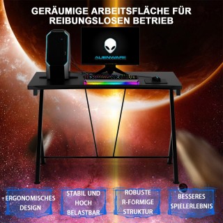 Costway Επιτραπέζιο Gaming Γραφείο με Εργονομική Επιφάνεια 116 εκ.... Costway Επιτραπέζιο Gaming Γραφείο με Εργονομική Επιφάνεια 116 εκ....