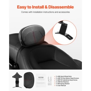 VEVOR Πλάτη Μοτοσυκλέτας για Harley-Davidson Touring MTCQSKBJDKBJ9U... VEVOR Πλάτη Μοτοσυκλέτας για Harley-Davidson Touring MTCQSKBJDKBJ9U...