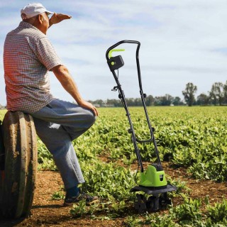 BAKAJI  Σκαπτικό 750W Ηλεκτρικό Σκαπτικό Φρέζα Ηλεκτρική Πλάτος Εργ...