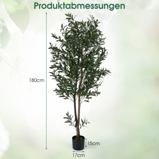 Costway 1,8 μ Κουκλάκια Πράσινα Φυτά με Ρεαλιστικά Φρούτα & Μούσκλι... Costway 1,8 μ Κουκλάκια Πράσινα Φυτά με Ρεαλιστικά Φρούτα & Μούσκλι...