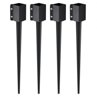 VEVOR Άγκιστρα Στύλων 36x4x4, Σετ 4, Μαύρο Μεταλλικό για Ταχυδρομικ... VEVOR Άγκιστρα Στύλων 36x4x4, Σετ 4, Μαύρο Μεταλλικό για Ταχυδρομικ...