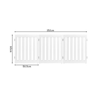 Τρίφυλλη  Πτυσσόμενη Πόρτα Κατοικιδίων από MDF για Μικρά Ζώα PW1005...