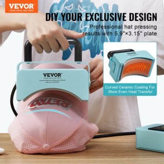 Μίνι Πρέσα Καπέλων VEVOR 5.9x3.15 Πράσινη  BXSKMJMINIKMFO40OV2