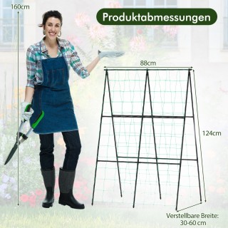 Costway Ράφι Κήπου για Αναρριχώμενα Φυτά με Ρυθμιζόμενο Πλάτος και ...