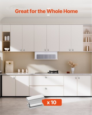 VEVOR Σετ 10 Ορθογώνιων Λαβών Ντουλαπιών Χρωμίου 36mm CJXNZTX10PCSQ...