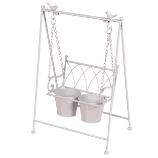 Galileo Κρεμαστή βάση γλάστρας σε μέταλλο 40x30x61 εκ Est 5921988 Τ...