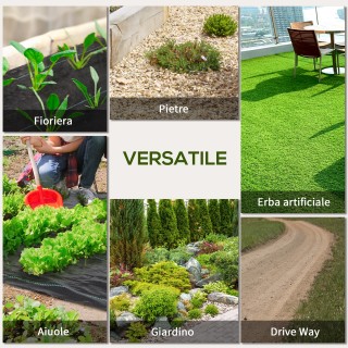 Outsunny  Ύφασμα για Εδαφοκάλυψη 100x1 m Διαπνέον και Αντι-UV από Μ...