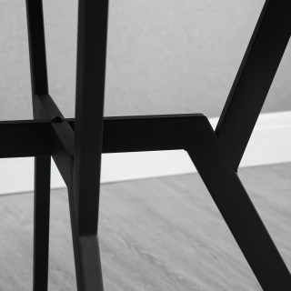 HOMCOM  Στρογγυλό Τραπέζι Καθιστικού για 2 Άτομα με Στήριξη σε Σχήμ...