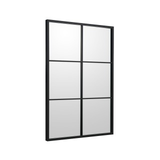 Costway  Ορθογώνιος Καθρέφτης με Μεταλλικό Πλαίσιο για Κρεμαστή Δια...