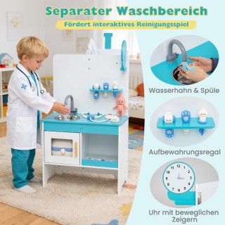 Costway Παιδικό Ιατρικό Σετ Παιχνιδιού με 27 Αξεσουάρ - Ιατρικό Κέν... Costway Παιδικό Ιατρικό Σετ Παιχνιδιού με 27 Αξεσουάρ - Ιατρικό Κέν...