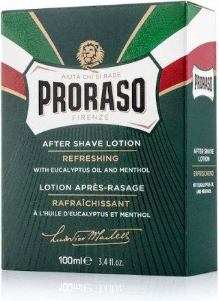 Proraso After Shave Lotion Eucalyptus & Menthol 100ml 8004395009701 Proraso After Shave Lotion Eucalyptus & Menthol 100ml 8004395009701
