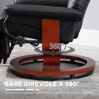 HOMCOM Χειροκίνητη Πολυθρόνα Χαλάρωσης με Κλίση έως 145° με Υποπόδι... HOMCOM Χειροκίνητη Πολυθρόνα Χαλάρωσης με Κλίση έως 145° με Υποπόδι...